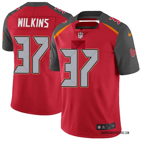 Men's Mazzi Wilkins Tampa Bay Buccaneers Limited Red Team Color Vapor ...