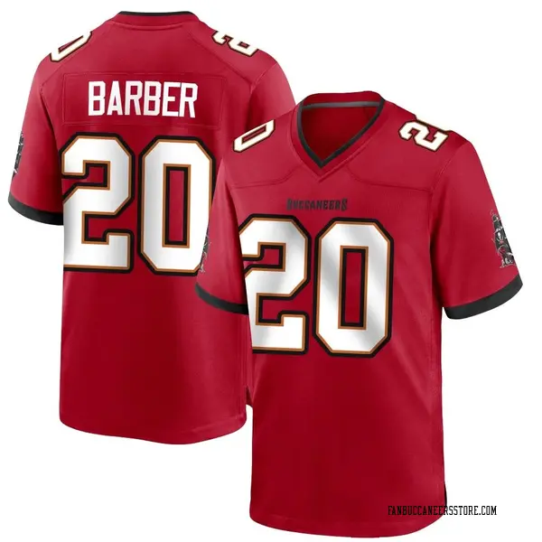 Men's Ronde Barber Tampa Bay Buccaneers Game Red Team Color Jersey 