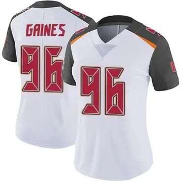 Greg Gaines Men's Nike Red Tampa Bay Buccaneers Vapor Elite Custom Jersey