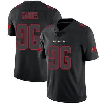 Greg Gaines Youth Nike Pewter Tampa Bay Buccaneers Alternate Custom Game Jersey Size: Large