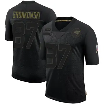 Tampa Bay Buccaneers Rob Gronkowski #87 Nfl 2020 Camo Black Jersey -  Bluefink